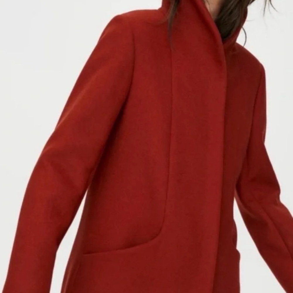 Aritzia Wilfred tailored Italian wool and cashmere coat